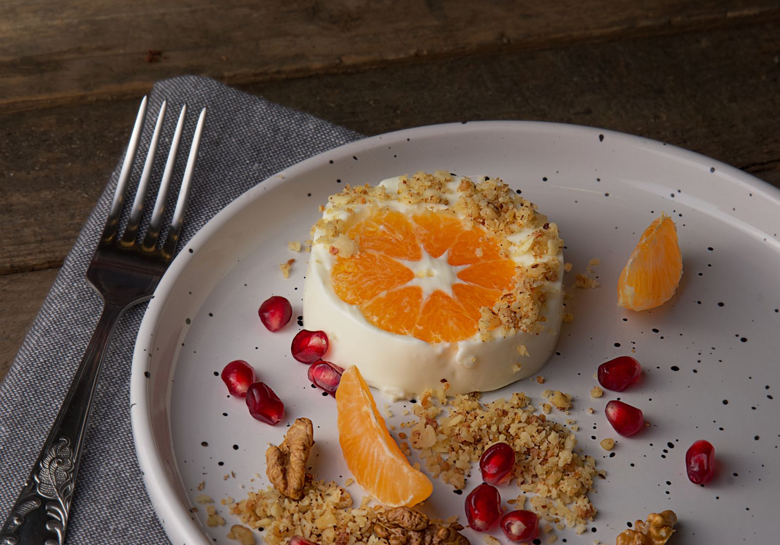 Dessert à l'assiette dressé par un chef pâtissier